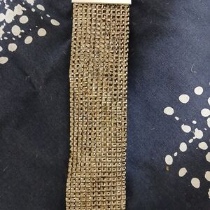Elegant Gold Mesh Bracelet